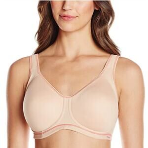 NWT Freya # 4892 Sonic Underwire Molded Spacer Sports Bra $74.00 Nude Size 30DDD